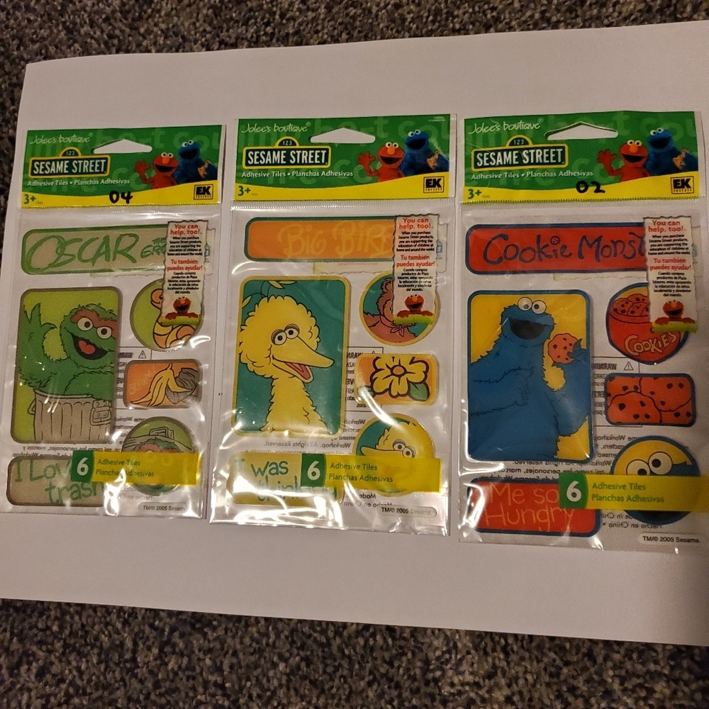 Sesame street sticker bundle